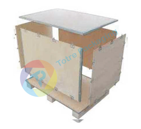 Nailless Foldable plywood box